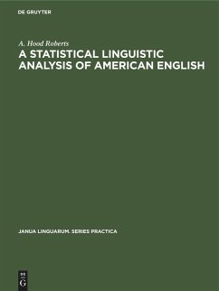 Cover A Statistical Linguistic Analysis of American English