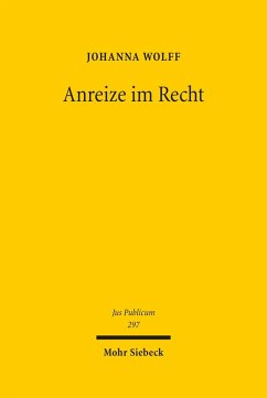 Anreize im Recht (eBook, PDF) - Wolff, Johanna