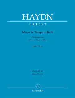 Cover Missa in tempore belli Hob.XXII:9 für Soli, Chor und Orchester Chorpartitur