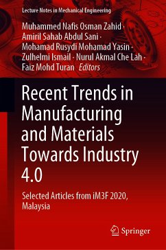 Recent Trends in Manufacturing and Materials Towards Industry 4.0 (eBook, PDF)