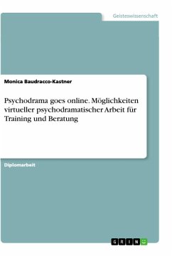 Psychodrama goes online. Möglichkeiten virtueller psychodramatischer Arbeit für Training und Beratung