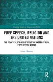 Free Speech, Religion and the United Nations