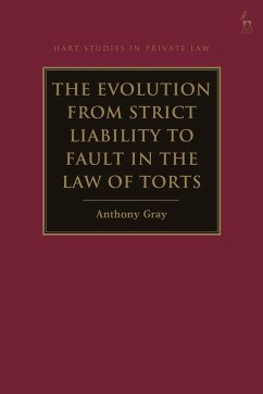 Cover The Evolution from Strict Liability to Fault in the Law of Torts (eBook, PDF)