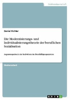 Die Modernisierungs- und Individualisierungstheorie der beruflichen Sozialisation