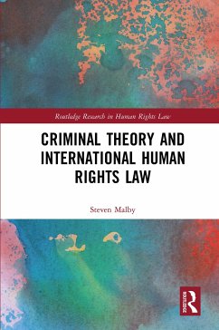 Criminal Theory and International Human Rights Law - Malby, Steven