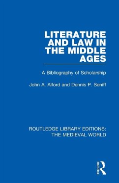 Literature and Law in the Middle Ages - Alford, John A; Seniff, Dennis P