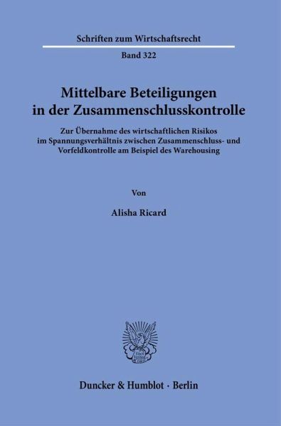 Mittelbare Beteiligungen in der Zusammenschlusskontrolle.