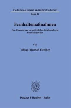 Fernhaltemaßnahmen. - Fleißner, Tobias Friedrich