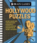 Brain Games - Hollywood Puzzles: Word Searches, Crosswords, Acrostics, Cryptograms, Anagrams & Word Ladders!
