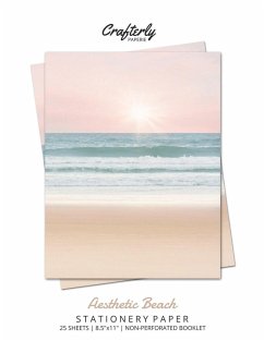 Aesthetic Beach Stationery Paper - Crafterly Paperie