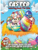 Easter Coloring Book For Kids Ages 4-8: Fun Coloring Books For Kids Ages 4-8.Nice And Big Illustratins.