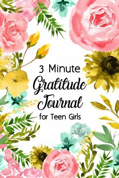 3 Minute Gratitude Journal for Teen Girls - Paperland