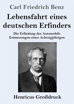 Cover Lebensfahrt eines deutschen Erfinders (Großdruck)