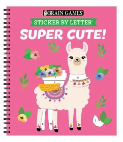 Brain Games - Sticker by Letter: Super Cute! - Publications International Ltd; Brain Games; New Seasons
