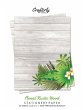 Floral Rustic Wood Stationery Paper - Bild 1