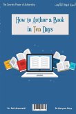 How to author a book in ten days?