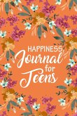 Happiness Journal for Teens, Daily Prompts to Promote 100 Questions Fun, Gratitude Journals for Girls, Self Confidence,