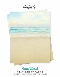 Pastel Beach Stationery Paper - Crafterly Paperie