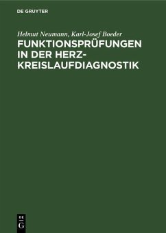 Cover Funktionsprüfungen in der Herz-Kreislaufdiagnostik (eBook, PDF)