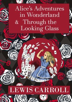 Cover The Alice in Wonderland Omnibus Including Alice's Adventures in Wonderland and Through the Looking Glass (with the Original John Tenniel Illustrations) (A Reader's Library Classic Hardcover)