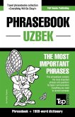 Phrasebook - Uzbek - The most important phrases: Phrasebook and 1500-word dictionary