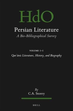 Persian Literature, a Bio-Bibliographical Survey - A Storey, C.