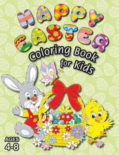Happy Easter Coloring Book for Kids - Books, Engage
