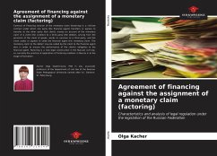 Agreement of financing against the assignment of a monetary claim (factoring) - Kacher, Olga