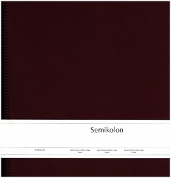 Semikolon Spiral Economy Album Large cream burgundy