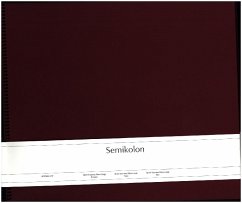 Semikolon Spiral Economy Album Large black burgundy