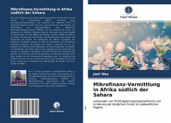 Mikrofinanz-Vermittlung in Afrika südlich der Sahara - Oke, Joel