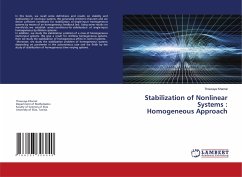 Stabilization of Nonlinear Systems : Homogeneous Approach