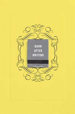 Burn After Writing (Yellow) - Jones, Sharon