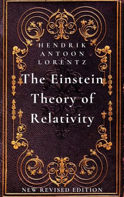 The Einstein Theory of Relativity (eBook, ePUB) - Antoon Lorentz, Hendrik