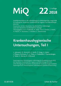 MIQ 22: Krankenhaushygienische Untersuchungen, Teil I (eBook, ePUB) - Jatzwauk, Lutz