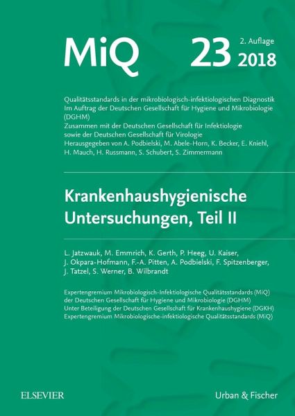 MIQ 23: Krankenhaushygienische Untersuchungen, Teil II (eBook, ePUB)