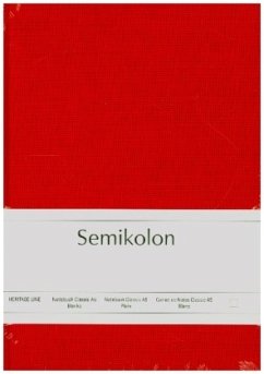 Semikolon Notizbuch Classic A5 blanko orange