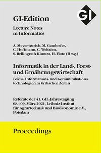 GI Edition Proceedings Band 309 Informatik in der Land-, Forst- und Ernährungswirtschaft