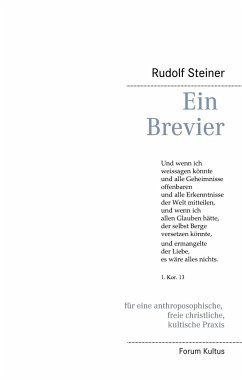 Ein Brevier - Steiner, Rudolf
