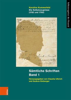 Die Selbstzeugnisse (1782 und 1793) (eBook, PDF) - Kummerfeld, Karoline