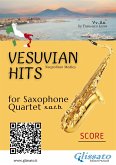 Saxophone Quartet &quote;Vesuvian Hits&quote; medley - score (fixed-layout eBook, ePUB)