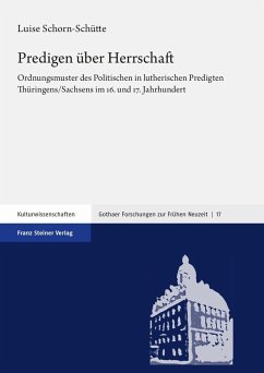 Predigen über Herrschaft (eBook, PDF) - Schorn-Schütte, Luise