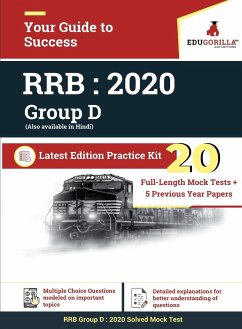 RRB Group D Level 1 Exam 2023 (English Edition) - 10 Full Length Mock Tests and 3 Previous Year Papers (1300 Solved Questions) with Free Access to Online Tests - Edugorilla Prep Experts