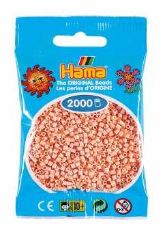Hama 501-78 - Beutel mit Mini Bügelperlen Pirsich, 2000 Stück