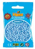 Hama 501-97 - Beutel mit Mini Bügelperlen Eisblau, 2000 Stück