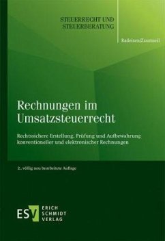 Rechnungen im Umsatzsteuerrecht - Radeisen, Rolf-Rüdiger;Zaumseil, Peter