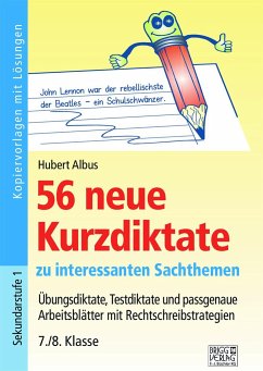 56 neue Kurzdiktate 7./8. Klasse - Albus, Hubert