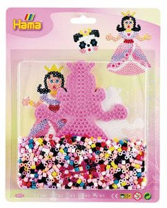 Hama 4210 - Prinzessin, Bügelperlen midi, 1100 Stück