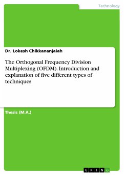 The Orthogonal Frequency Division Multiplexing (OFDM). Introduction and explanation of five different types of techniques (eBook, PDF)