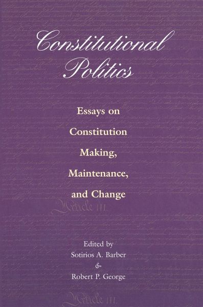 Constitutional Politics (eBook, ePUB)